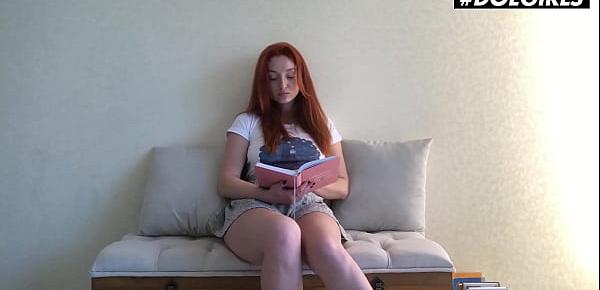  DOEGIRLS - Red Fox - Sexy Ukrainian Redhead Babe Found A Different Way To Study